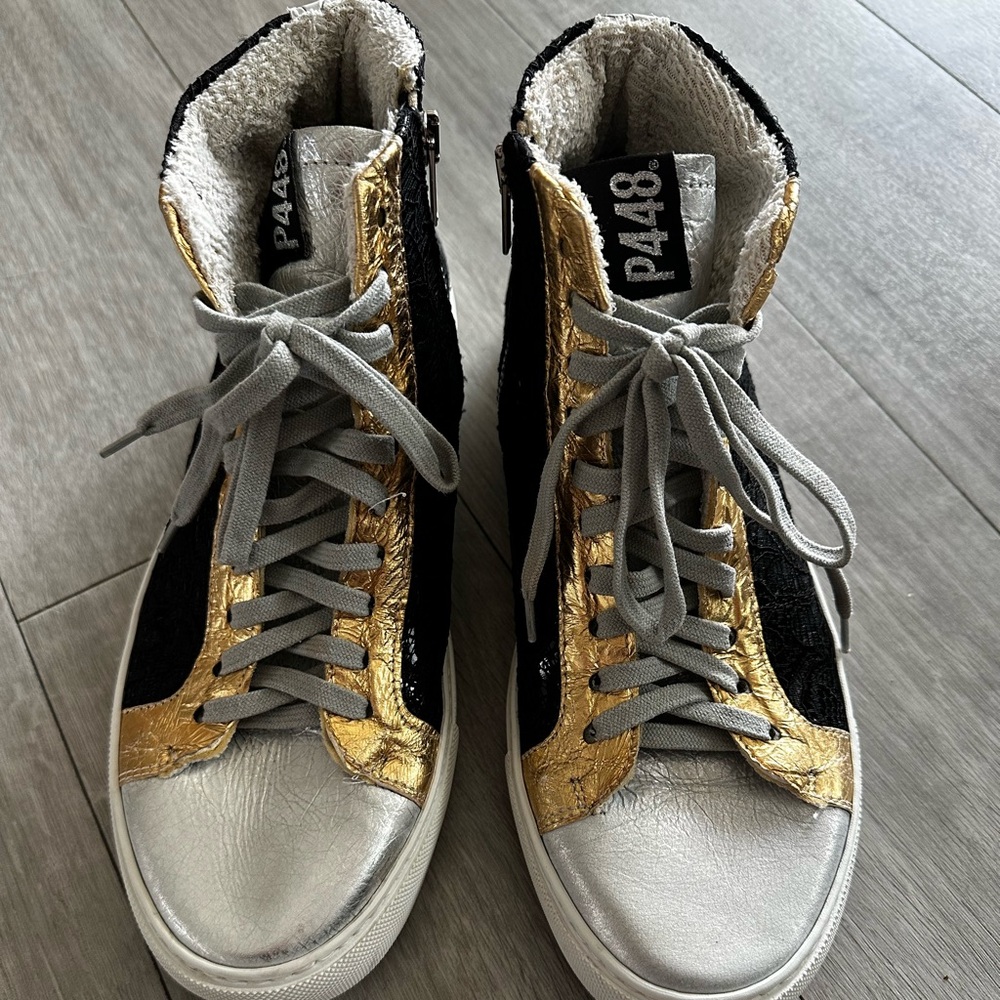 P448 high top sneakers